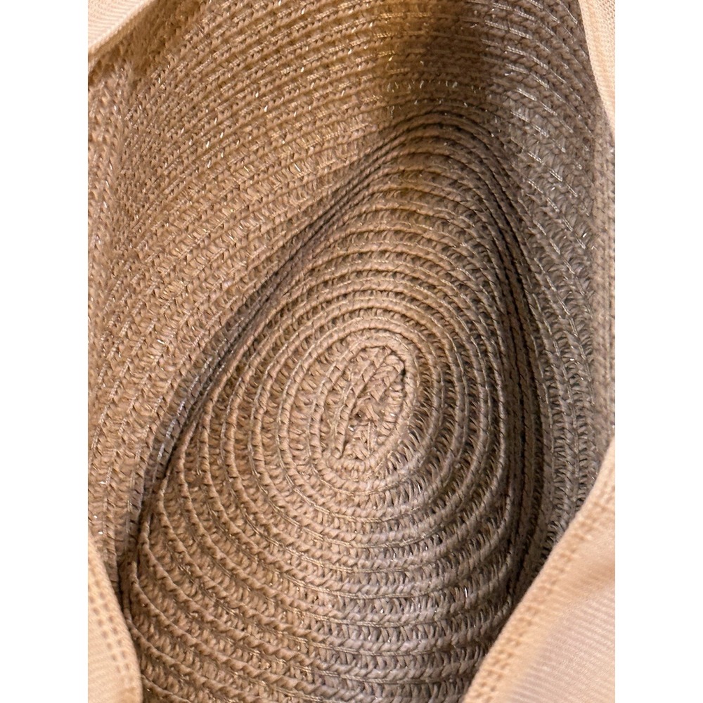 Funcredible 100% Paper Adjustable Western Cowboy Festival Tan Rodeo Straw Hat - Picture 6 of 7